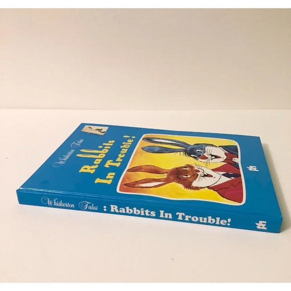 Vintage 1991 Rabbits in Trouble Whiskerton  Tales Peter Haddock Limited Book - Picture 4 of 16